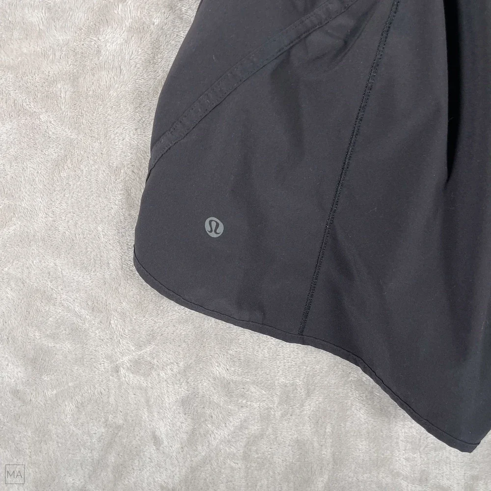 Lululemon Womens Track That Shorts Lined Active Athleisure Running Casual 8 Blk